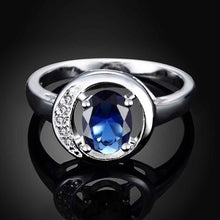 silver engagement rings oval stone hollow package ring men collier plastron femme hbr33 J4U66