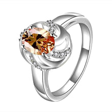 silver engagement rings oval stone hollow package ring men collier plastron femme hbr33 J4U66