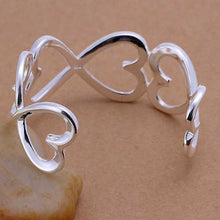 silver friendship bangle thirty eight women bracelet collier plastron smtb00 J4U66