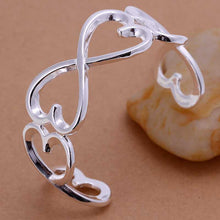 silver friendship bangle thirty eight women bracelet collier plastron smtb00 J4U66