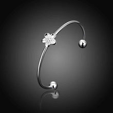 silver plated plum flower men bracelet bijoux women smtb22 J4U66