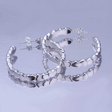 silver plated clip on earrings for women weaved web stud earcuff accessories hbe15 J4U66