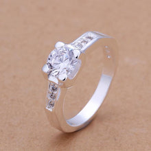 silver wedding rings austria crystal opal joyas hbr07 J4U66