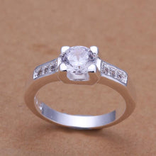 silver wedding rings austria crystal opal joyas hbr07 J4U66