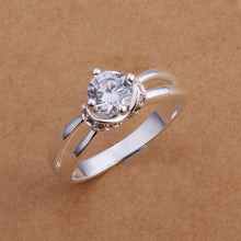 silver wedding rings austria crystal opal joyas hbr07 J4U66