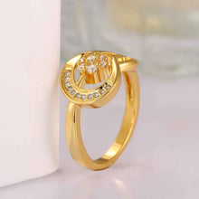 exo 18k real gold plated rings for women crystal flower anel masculino elegant skgr05 J4U66