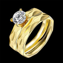 exo titanium steel wedding ring multilateral view crystal bague prices in euros hbr14 J4U66