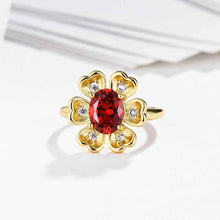 exo acessorios para mulher rings for women flower shaped insets aneis charms hbr1 J4U66