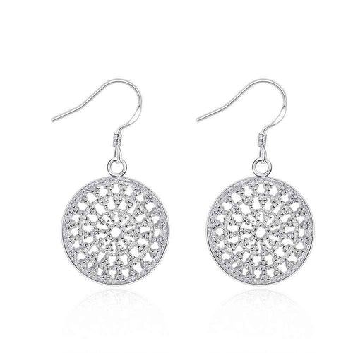 exo silver plated earings jewelry round bag brincos de festa hbe21 J4U66
