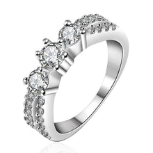 exo silver rings retro white stone anillos costume jewellery hbr013 J4U66