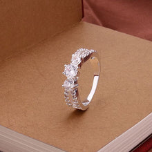 exo silver rings retro white stone anillos costume jewellery hbr013 J4U66