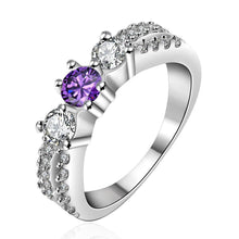 exo silver rings retro white stone anillos costume jewellery hbr013 J4U66