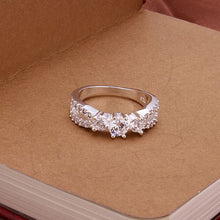 exo silver rings retro white stone anillos costume jewellery hbr013 J4U66