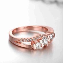 floating charms 18k gold plated ring oblique interchange with crystal anel prices in euros J4U66