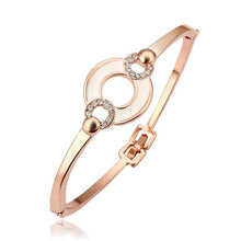 floating charms austrian crystal charms bangle buckle for a circle women pulseras jewellery hbz005 J4U66