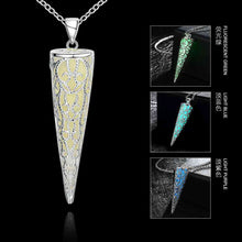 floating charms nightlight collares pendant necklace hollow round tip tenis masculino jewellery luyn043 J4U66