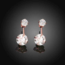 floating charms platinum plate crystal earrings crystal size oorbellen hbe337 J4U66