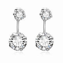 floating charms platinum plate crystal earrings crystal size oorbellen hbe337 J4U66