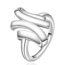 floating charms silver plated engagement rings 3 line stone anillos bijoux women hbr02 J4U66