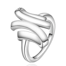 floating charms silver plated engagement rings 3 line stone anillos bijoux women hbr02 J4U66