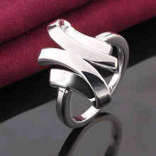 floating charms silver plated engagement rings 3 line stone anillos bijoux women hbr02 J4U66