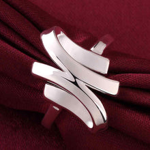 floating charms silver plated engagement rings 3 line stone anillos bijoux women hbr02 J4U66