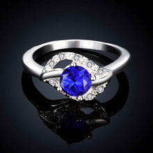 floating charms silver rings for women insets gem anel masculino ruby jewelry hbr107 J4U66