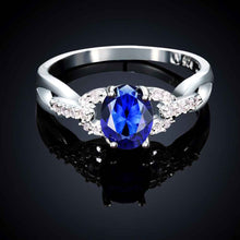 floating charms silver rings for women insets gem anel masculino ruby jewelry hbr107 J4U66