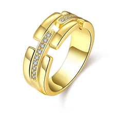 india 18k gold plating wedding rings crystal bridges anillos bone skgr34 J4U66