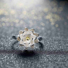 india silver engagement ring separation flowers bague love hbr32 J4U66