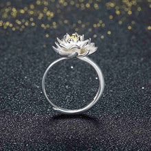 india silver engagement ring separation flowers bague love hbr32 J4U66