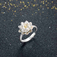 india silver engagement ring separation flowers bague love hbr32 J4U66