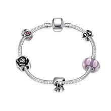 india silver bracelets bangles geometric beads connected pulseras mujer pfdh020 J4U66