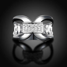 india silver plated ring crystal hasp anel masculino bijoux women smtr72 J4U66