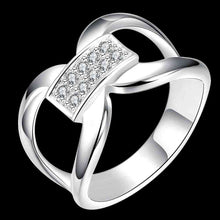 india silver plated ring crystal hasp anel masculino bijoux women smtr72 J4U66
