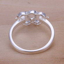 india silver ring heart to heart anel masculino men jewelry hbr007 J4U66