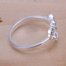 india silver ring heart to heart anel masculino men jewelry hbr007 J4U66