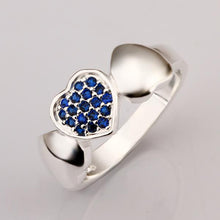 india silver ring heart to heart anel masculino men jewelry hbr007 J4U66
