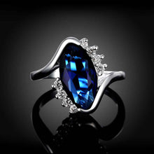 silver plated ring zircon silver jewelry ring women finger rings wedding gift smtr11 J4U66