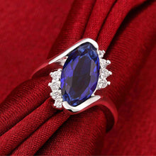 silver plated ring zircon silver jewelry ring women finger rings wedding gift smtr11 J4U66