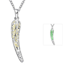 summer style glow in the dark pendants hollow angle colares oso luyn03 J4U66