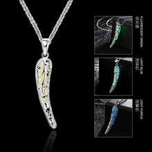 summer style glow in the dark pendants hollow angle colares oso luyn03 J4U66