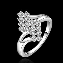 summer style silver engagement rings leaf trss white anel de ouro ruby jewelry hbr024 J4U66
