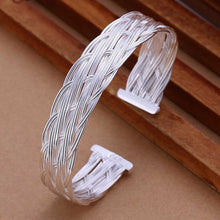 summer style silver bangles small woven women pulseras collier plastron smtb13 J4U66