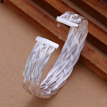 summer style silver bangles small woven women pulseras collier plastron smtb13 J4U66