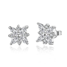 summer style silver earring cute zircon heart stud earcuff 100 hand madeball hbe37 J4U66