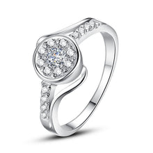 summer style silver plated engagement rings squirrel white stone prices in euros charms hbr072 J4U66