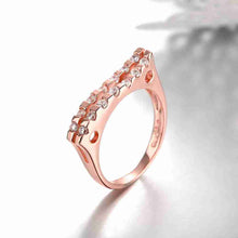 austrian crystal rings for women parallel lines anel feminino elegant J4U66