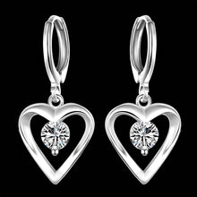 silver plated earrings for women iiinsets triangle brincos de festasmte2 J4U66