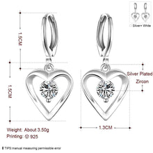silver plated earrings for women iiinsets triangle brincos de festasmte2 J4U66